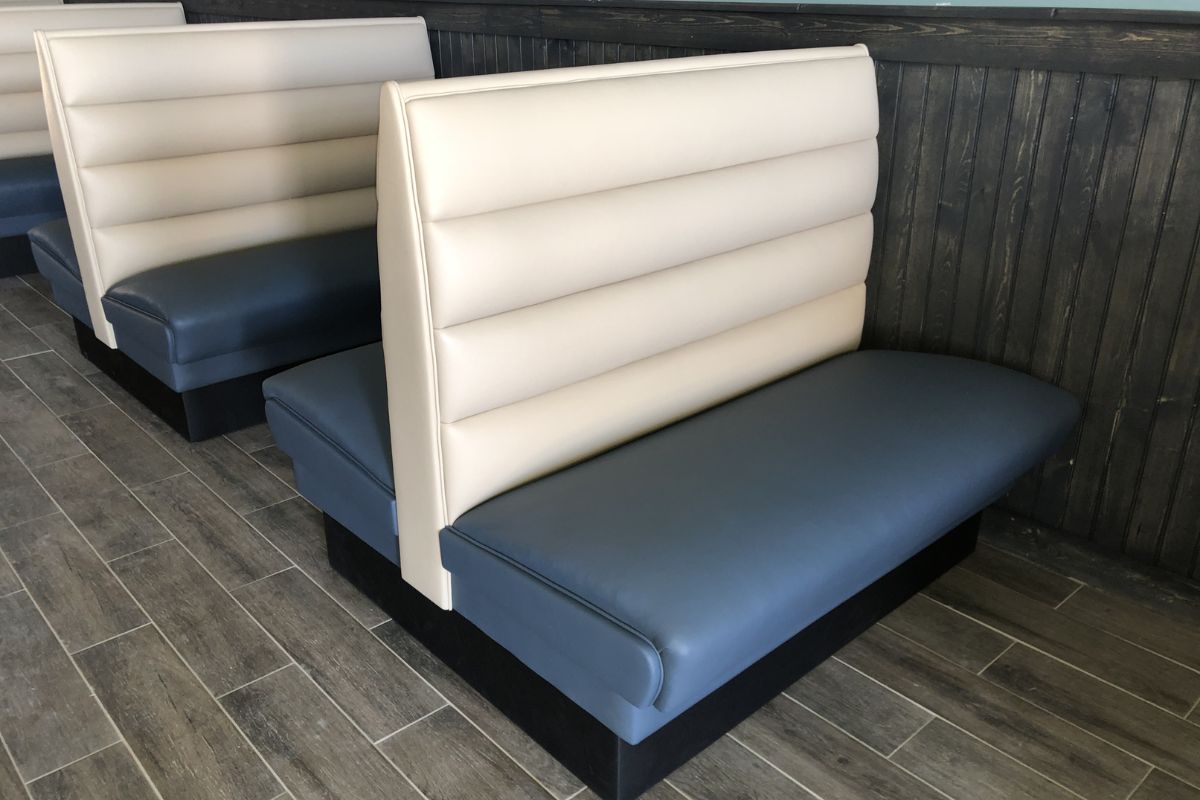 Dunhill Horizontal Channel Back Roll and Pleat Dunhill Horizontal Channel Back Roll and Pleat